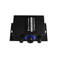 400W 12V 2 Channel Powerful Stereo Audio Power Amplifier HiFi Bass Amp Car Home