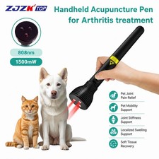 1500mW CW/PW Cold Laser Therapy for Dogs, Cats Pets, 808nm Infrared Support