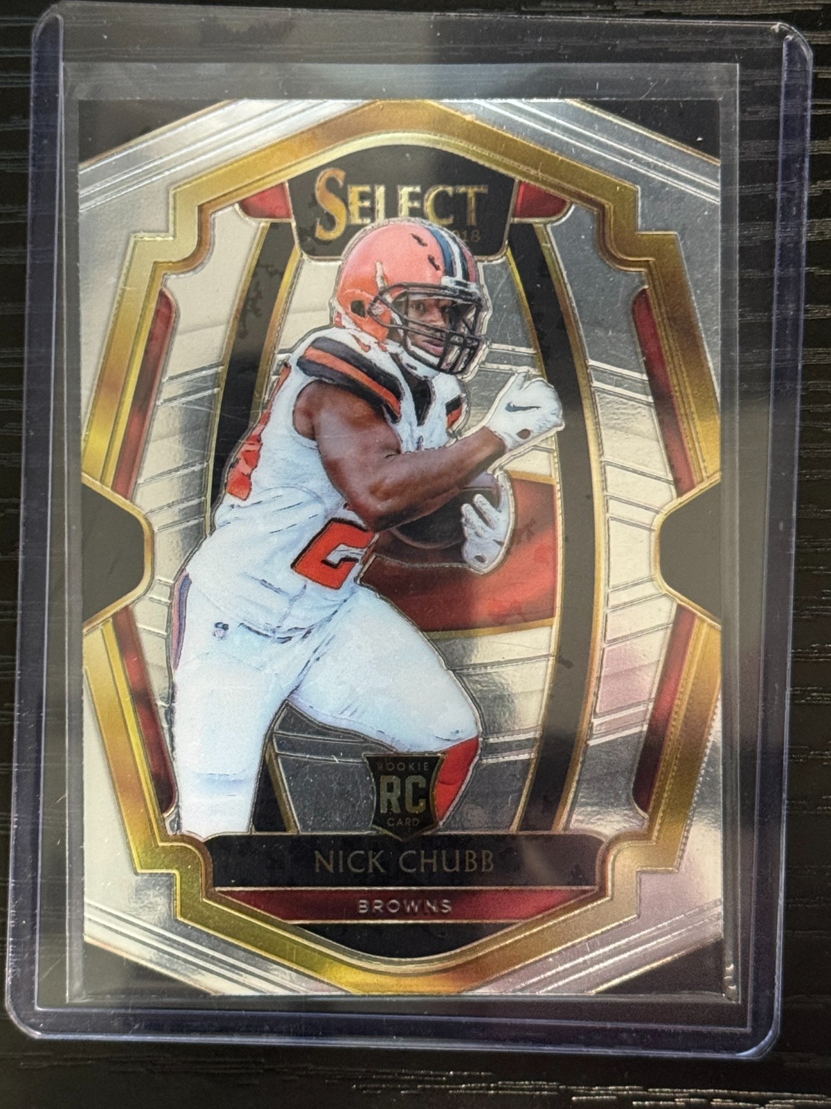 2018 Panini Select - Premier Level Nick Chubb #152 RC Browns