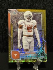 2025 Bowman University Chrome - Malik Muhammad #112 Gold Shimmer Refractor /50 