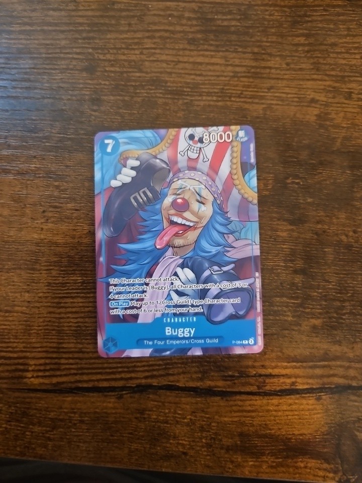 Buggy P-084 Promo Card | One Piece TCG: Blue Buggy English — NM