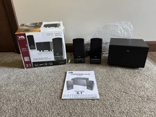 Cyber Acoustics Powered Speaker System CA-3001 AC Adapter Included 3 Pieces