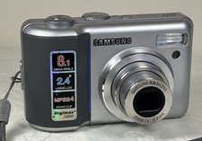 SAMSUNG Digimax S800 35MM Digital Camera 8.1 MP Battery AA Tested Working