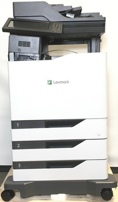 Lexmark 3CX825DTE Multifunction Color Laser Printer 55 PPM Auto Duplex 42K0041