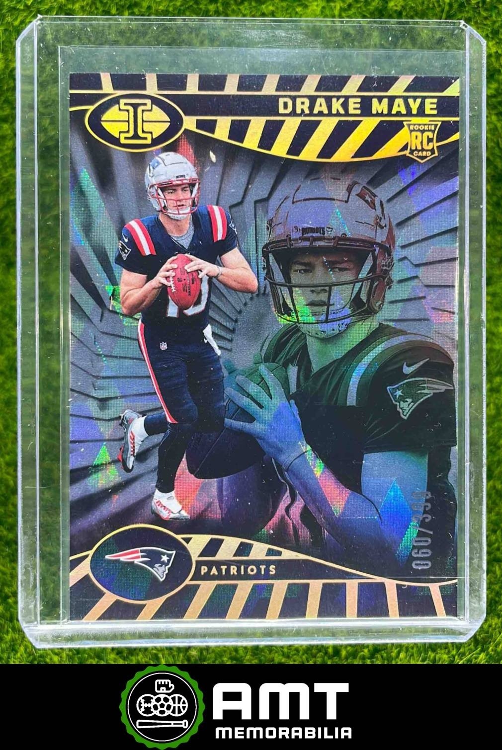 Drake Maye RC 2024 Panini Illusions 60/399 Cubic Trophy Collection #59