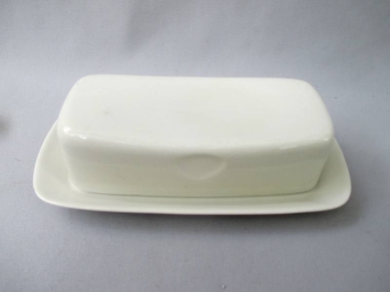 Iroquois China Informal True China Ben Seibel Bridal White Butter Dish