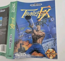 Thunder Fox - Case Only - Sega Genesis Authentic Slip Art - No Game - No Manual)