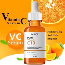 Vitamin C Face Serum Anti Aging Wrinkle Remover Firming Brightening Skin Care