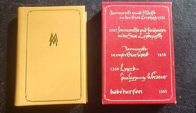Minibuch Leipziger Messe ein Rundgang durch 800 Jahre. 