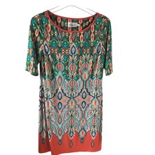 Eliza J Paisley Shift Dress Women's size 6