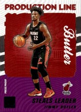 2021-22 Donruss #4 Jimmy Butler Production Line Press Proof Purple