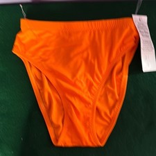 Neon Orange Bikini Bottoms Women’s Size Small Swimwear Unbranded Beachwear