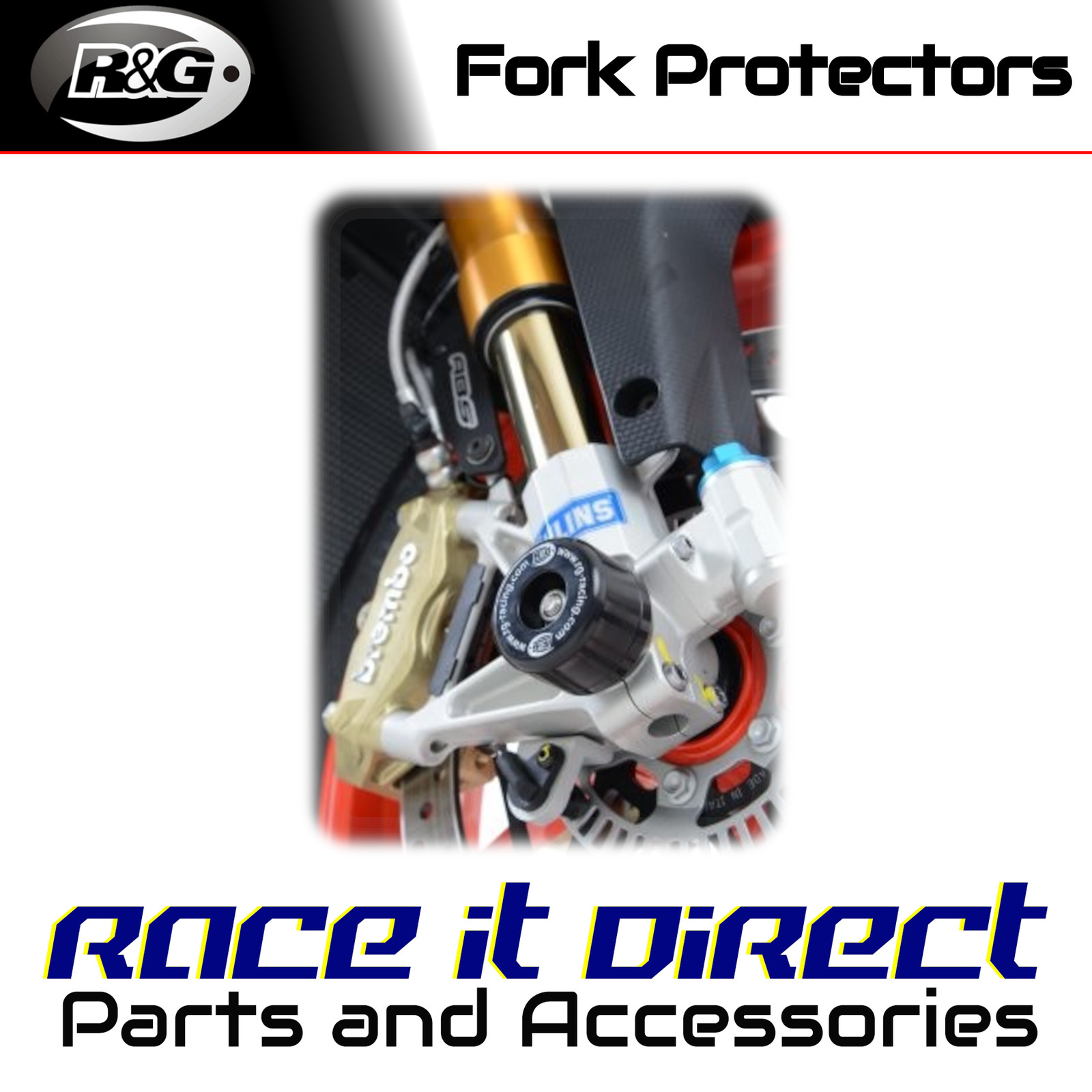 Fork Protectors for Aprilia Tuono V4 1100 Factory 2025-2026 R&G