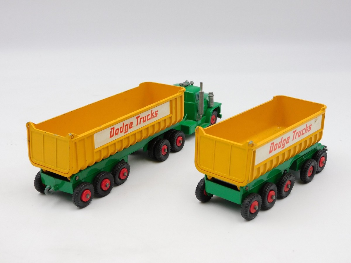 Lesney Matchbox K16 King Size Dodge Tractor & Fruehauf Tipper Die