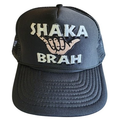 Vintage Shaka Brah Hawaii Trucker Snapback Hat Nissin Cap