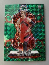 2023-24 Panini Mosaic - NBA Debut Gradey Dick #260 Green Mosaic Prizm (RC)
