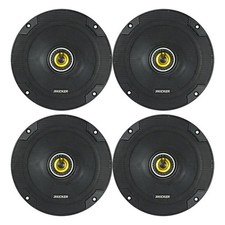 Kicker CSC65 CS Series 6.5" 300W 4 Ohm 2-Way Car Audio Coaxial Speakers (QTY 4)