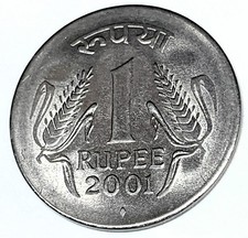 # C7006     INDIA    COIN,    ONE RUPEE   2001