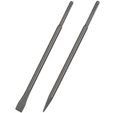 16'' SDS Plus Chisel Set, 3/4'' Flat & Point Chisel with SDS Plus Shank,