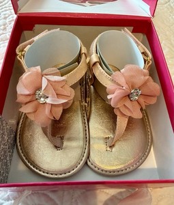 New Stuart Weitzman “My First Weitzman” Baby Girl Pink Sandals. 9-12 Months.