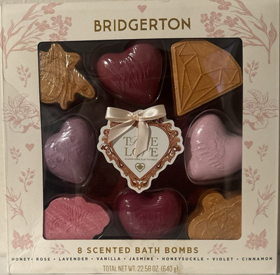 Bridgerton Bath Bombs, 8 Pieces, Multiple Scents,