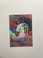 2021 Topps Fire Adonis Medina Auto #AV-AM Rookie Card RC New York Mets Phillies. rookie card picture