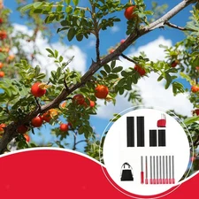 Fruit Picker Pole with Harvest Bag Garden Hand Tool Portable Fruit Grabber for