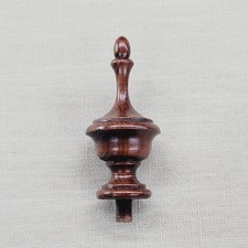 Delicate Wood Clock Finial 3-7/8 Vintage Cloc...