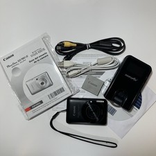 Canon Powershot SD780 IS Digital Elph Black Battery, Charger + More TESTED