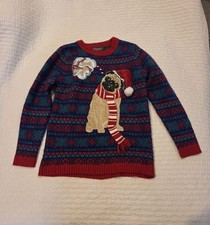 Ugly Christmas Pugg Women's Sweater-Christmas Holiday Size-M S223