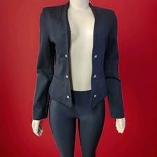 Have brand Open Long sleeve Casual Black Women's blazer black jacket size L CB9