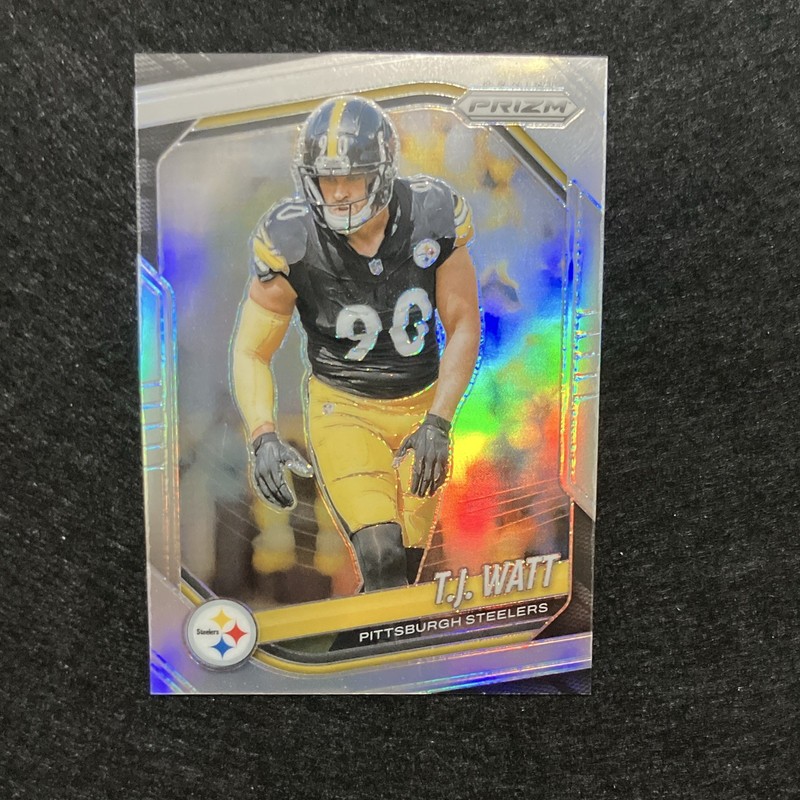 Panini 2025 Prizm Football T.J. Watt Pittsburgh Steelers #263