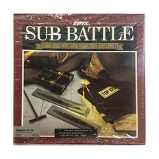 Epyx Computer Wargame Sub Battle Simulator (Apple II) Fair/EX