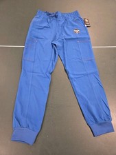 Dickies Riveting 7 Pocket Mid Rise Jogger Pants DK247T Royal Blue Large TALL