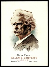 2007 Topps Allen & Ginter #108 Mark Twain