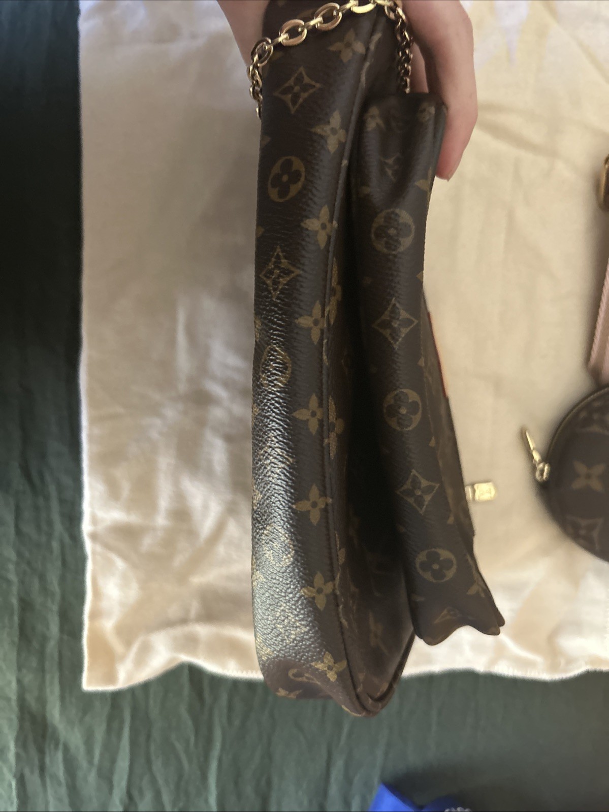 Brand New Louis Vuitton M44840 Multi Pochette Accessoires Monogram Rose Clair image 5