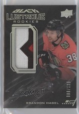 2021 SPx 2020-21 Update UD Black Lustrous Rookie Brandon Hagel Patch Auto 0gl1