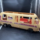 Vintage 1970s  Barbie Star Traveler RV Camper GMC Motorhome Yellow Van