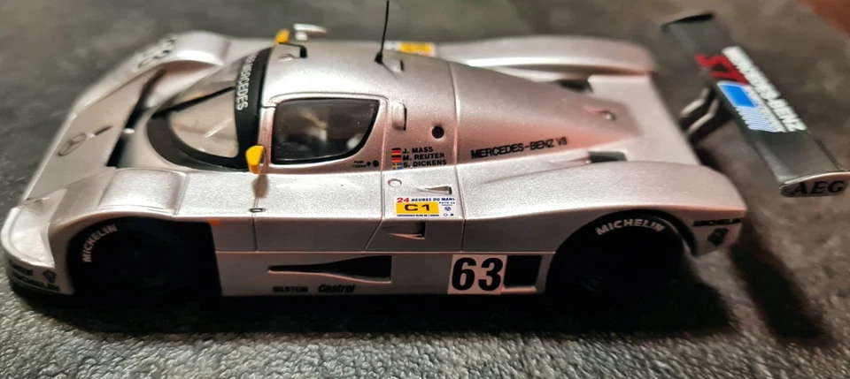Modellino Le Mans 1:43 Sauber Mercedes C9 1989 Mass, Reuter, Dickens IXO - Immagine 2 di 4