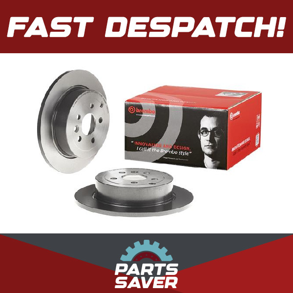 2x Brake Discs Pair Solid Rear 302mm 08.9913.11 Brembo Set LR001018 Quality New