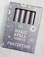 Magic Spell Candles - Protection -Great for Dungeons & Dagons -  10.5cm High