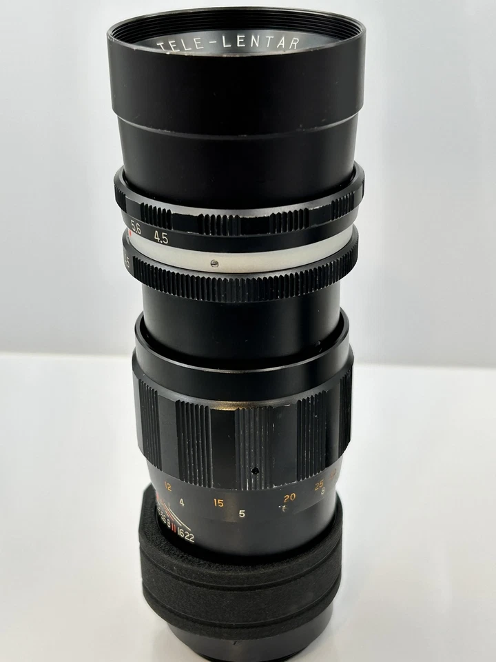 Vintage Tele-Lentar 200mm f4.5 Lens + Vivitar 35mm f2.8 Wide Angle M42 Japan Set - Image 2 of 4