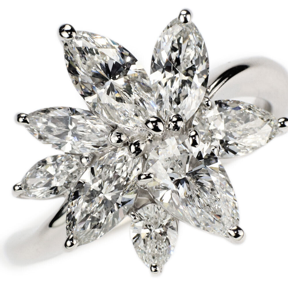 Monickendam Pt900 diamond ring D2.28ct - Auth free shipping Monickendam Pt900 diamond ring D2.28ct - Auth free shipping