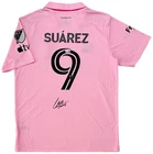 2023 Luis Suarez Signed Inter Miami CF Pink Jersey Soccer BAS Beckett Witnessed