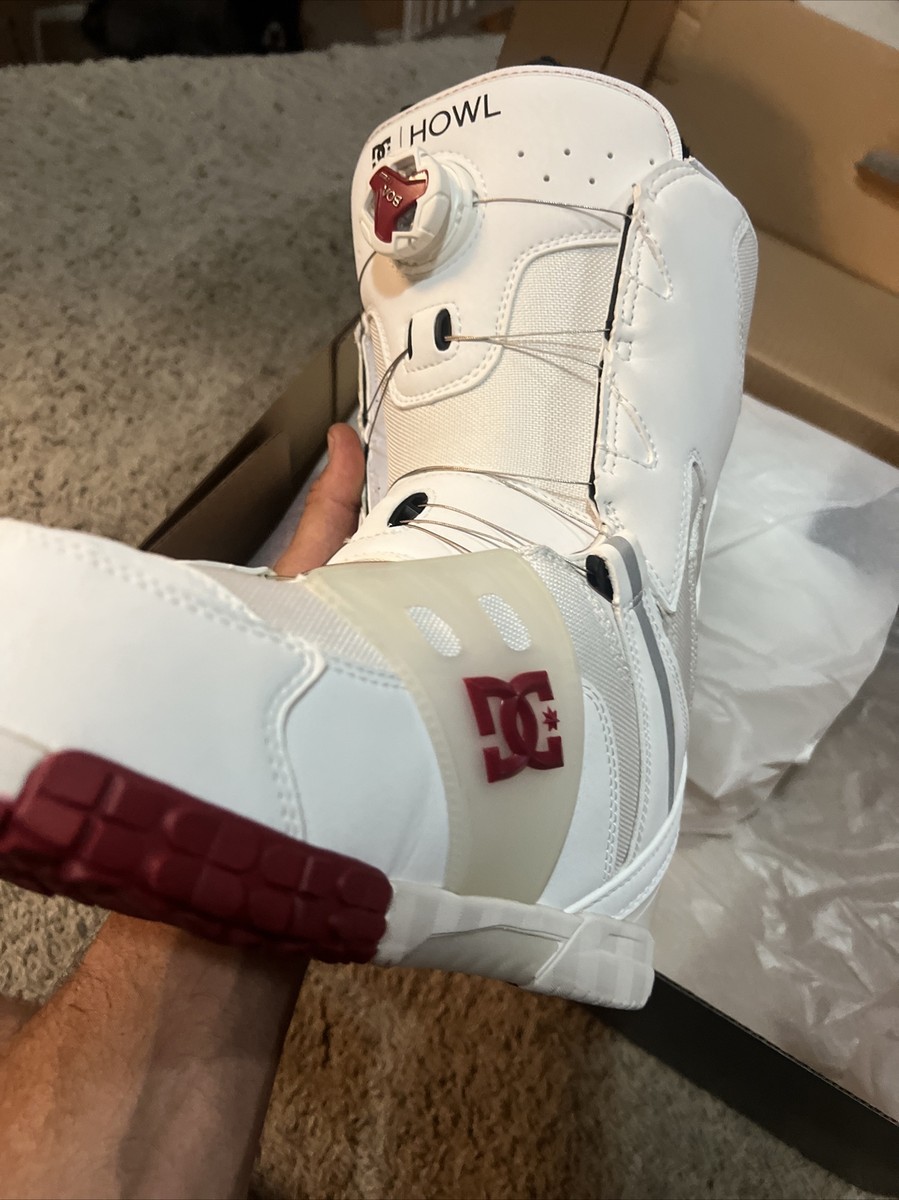 DC 2023 HOWL / Phantom Boa Snowboard Boots Boa White Red DC 2023 HOWL / Phantom Boa Snowboard Boots Boa White Red