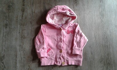 Jacke Mädchen, Gr. 80, dopodopo, rosa mit Knöpfen und Kapuze, Top!