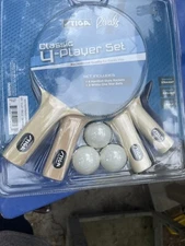 Stiga Performance 2 Player Ping Pong Paddle Racket Classic Set Rivals