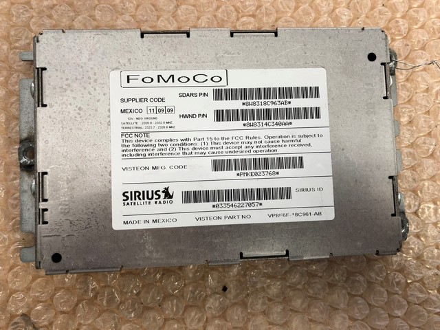 OEM 2009-2011 JAGUAR XF SIRIUS SATELLITE RADIO RECIEVER MODULE