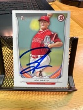 Joe Gatto Autographed Signed 1st Bowman Card Angels