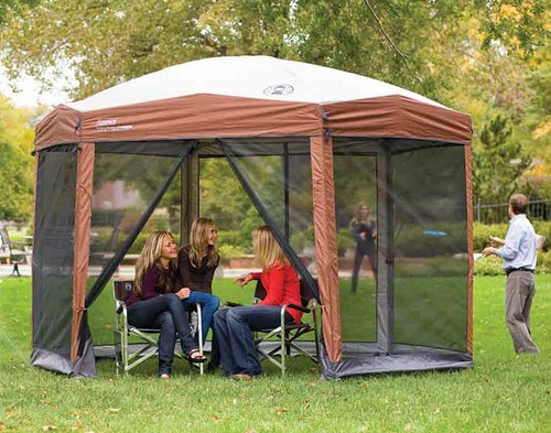 Pop up Tent Bug Screen Camping Weekend 